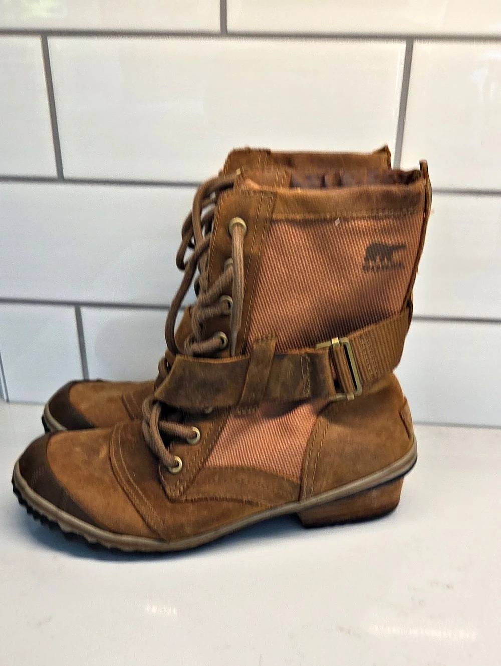 Sorel NL2154-237 Brown Winter Boots US 7